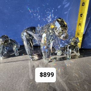 Swarovski Figurines SCS Gorillas